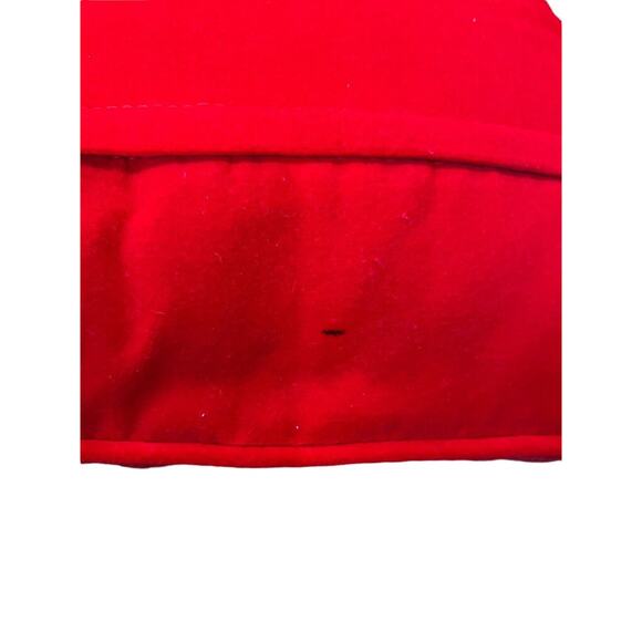 Vtg Steinwinder Enterprises Needlepoint Cross Stitch Pillow Santa's List Holiday - Picture 3 of 6